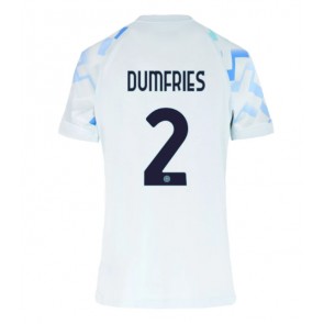 Inter Milan Denzel Dumfries #2 Replika Udebanetrøje Dame 2025-26 Kortærmet